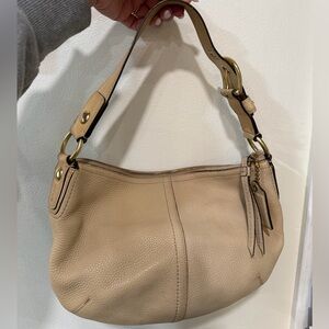 Vintage Coach SoHo pebbled leather shoulder bag.